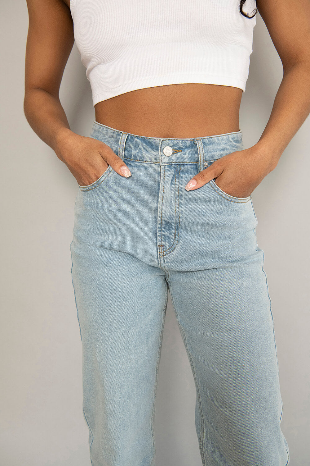 Straight Jeans - Light Bleach
