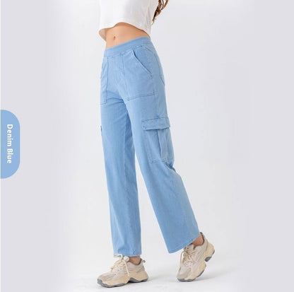 PowerFlex Utility Wide-Leg Work Jeans for Wome