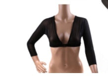 Mesh Breast Support Top With Navel Exposed