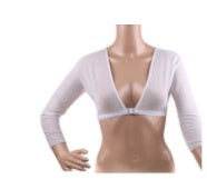 Mesh Breast Support Top With Navel Exposed