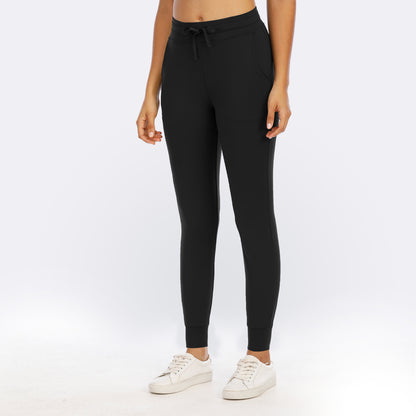 Pocket High Waist Nylon Trousers