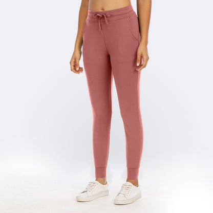 Pocket High Waist Nylon Trousers