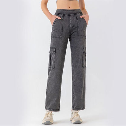 PowerFlex Utility Wide-Leg Work Jeans for Wome
