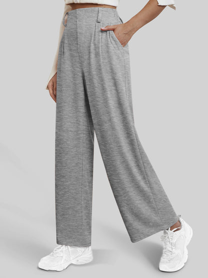 UrbanFlow Cropped Wide-Leg Trousers for Women