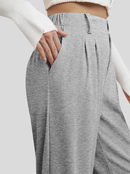 UrbanFlow Cropped Wide-Leg Trousers for Women