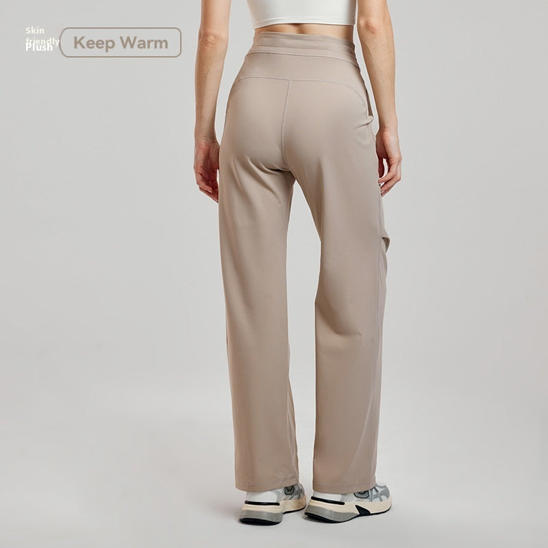 Straight Sports Female Casual Wide Leg Pants