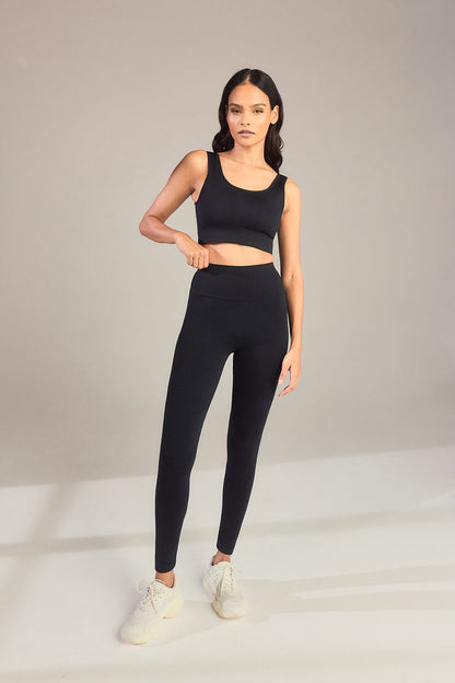Everyday High Waisted Leggings - Black