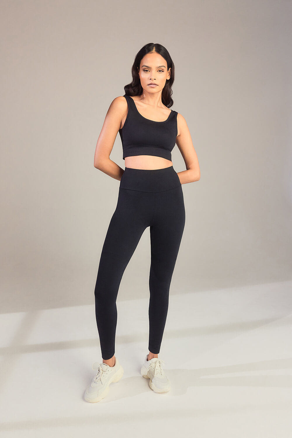 Everyday High Waisted Leggings - Black