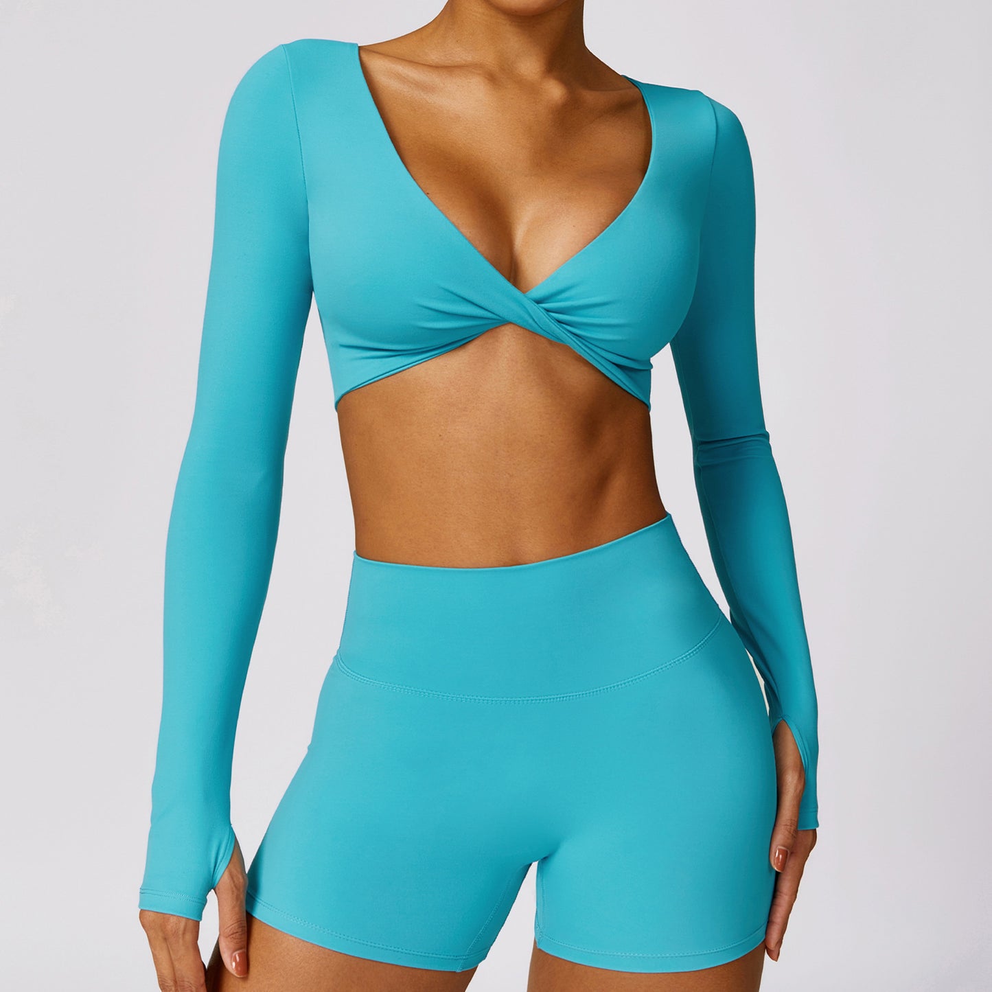 Quick-drying Tight Workout Clothes Casual Running Sport Long Sleeve Top