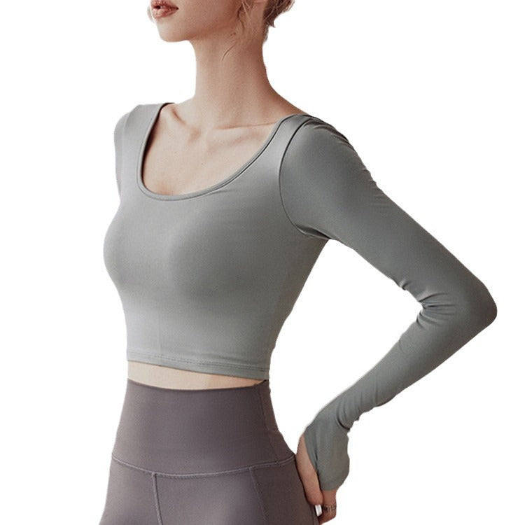 LuxeFlex ContourBack Long-Sleeve Training Top
