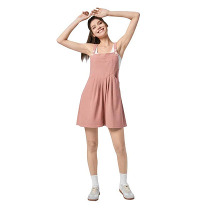 SunsetBreeze Relaxed Sleeveless Overalls for Women
