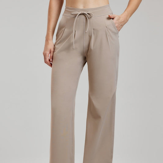 Straight Sports Female Casual Wide Leg Pants